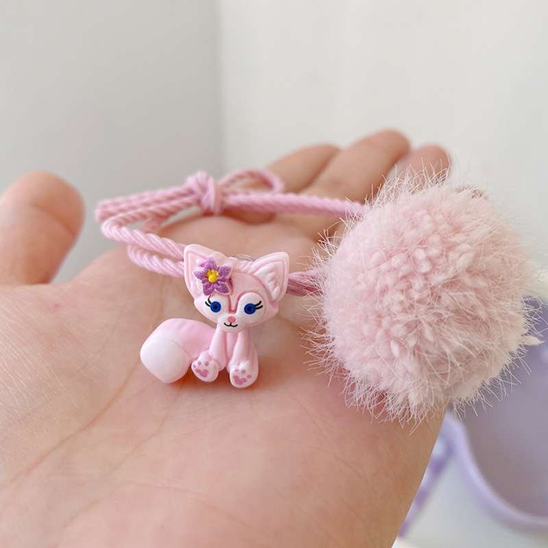 Set 5 Cột Tóc Vải Hình Thỏ