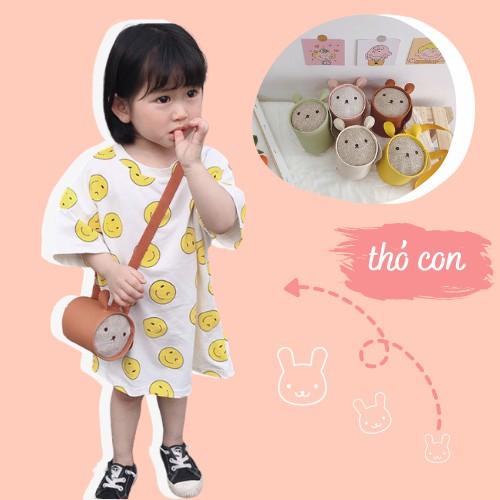 Túi đeo chéo hình thỏ phong cách Hàn Quốc