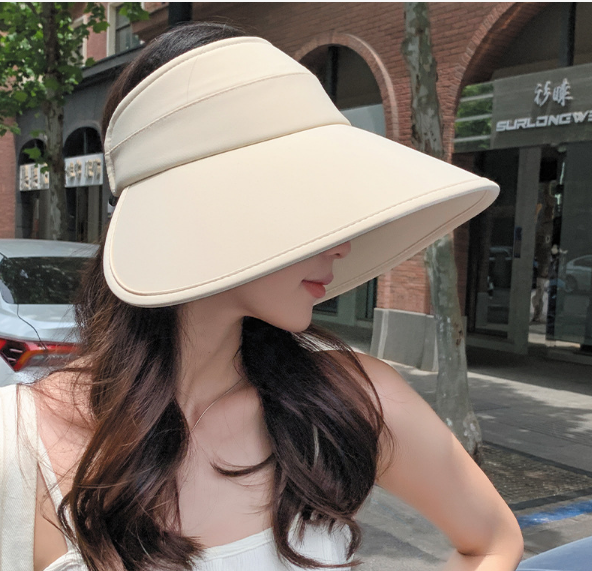 Mũ rộng vành nữ phong cách Hàn cao cấp, nón nửa đầu rộng vành mới