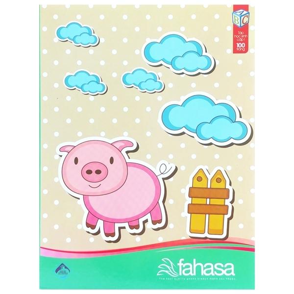 Combo 5 Tập Học Sinh 4 Ô Ly 100 Trang ĐL 80g/m2 - FAHASA (Mẫu Màu Giao Ngẫu Nhiên)