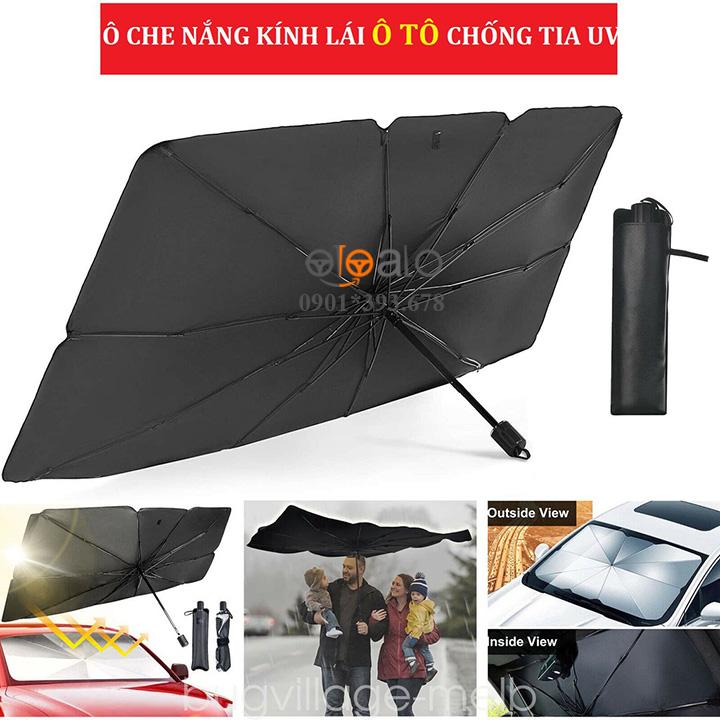 Ô dù che chắn nắng kính lái xe Hongqi LS7 vải dù tráng nhôm cao cấp ODCKL