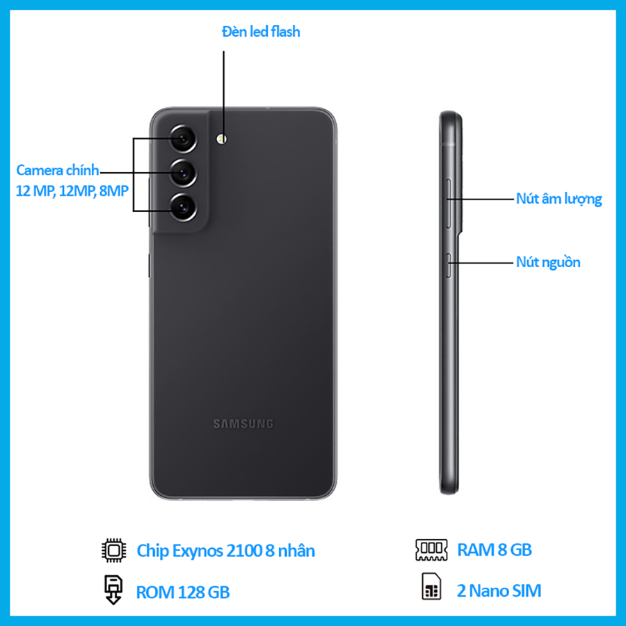 Điện thoại Samsung Galaxy S21 FE 5G  - Hàng chính hãng
