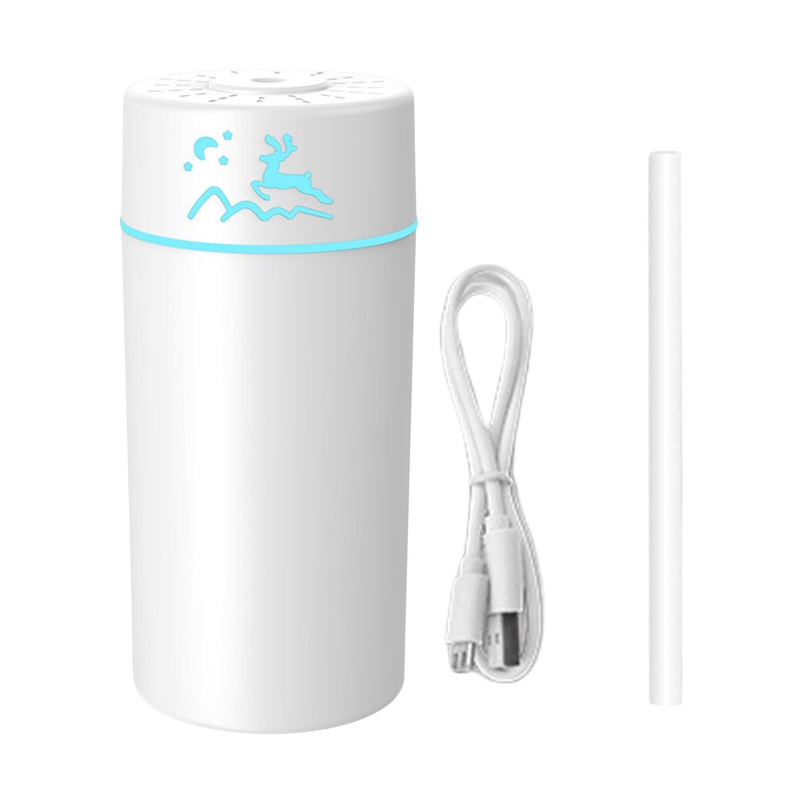 Mini Humidifier USB Desktop Humidifier for Desktop Living Room White