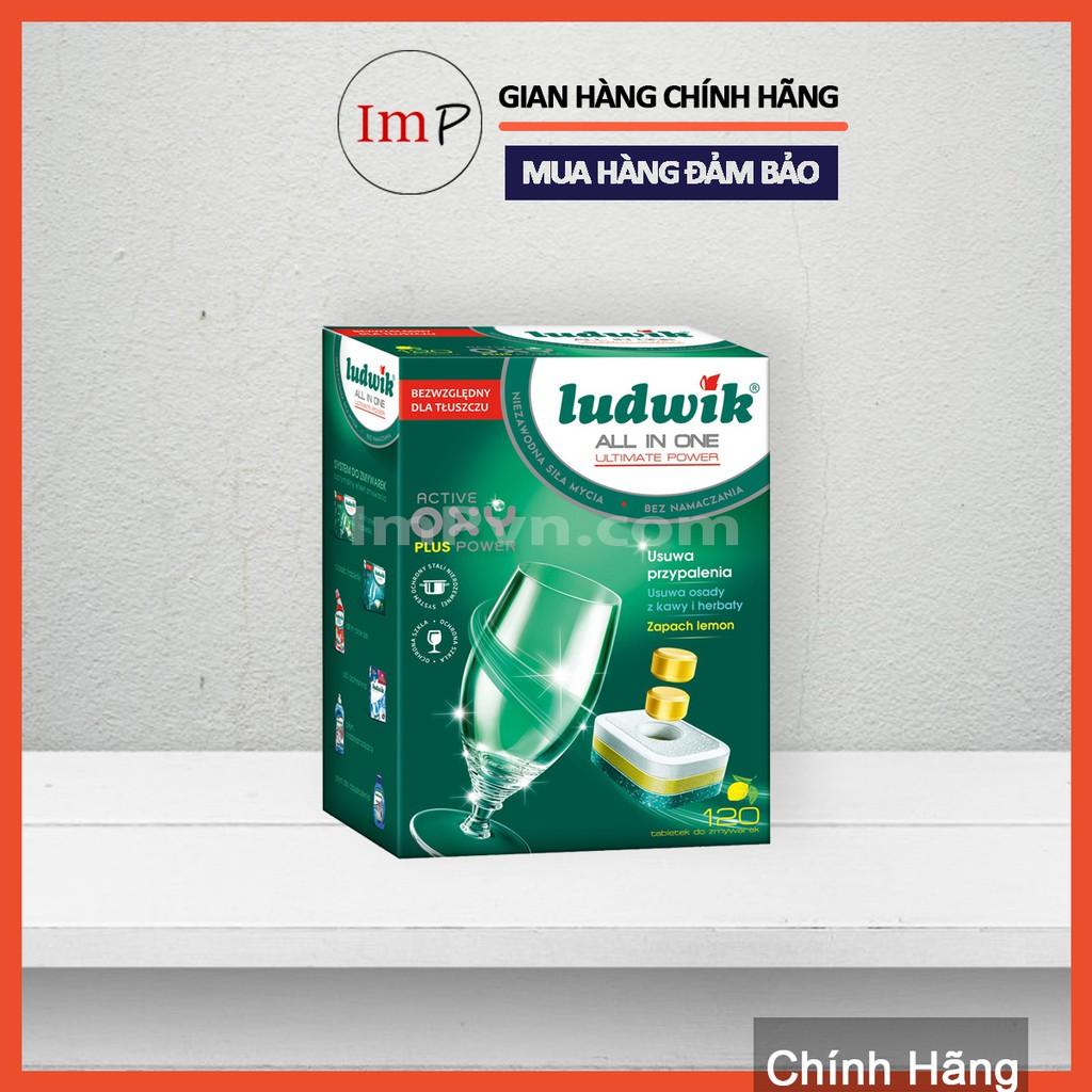 Viên rửa chén bát Ludwik All in one Ultimate hộp 50 viên