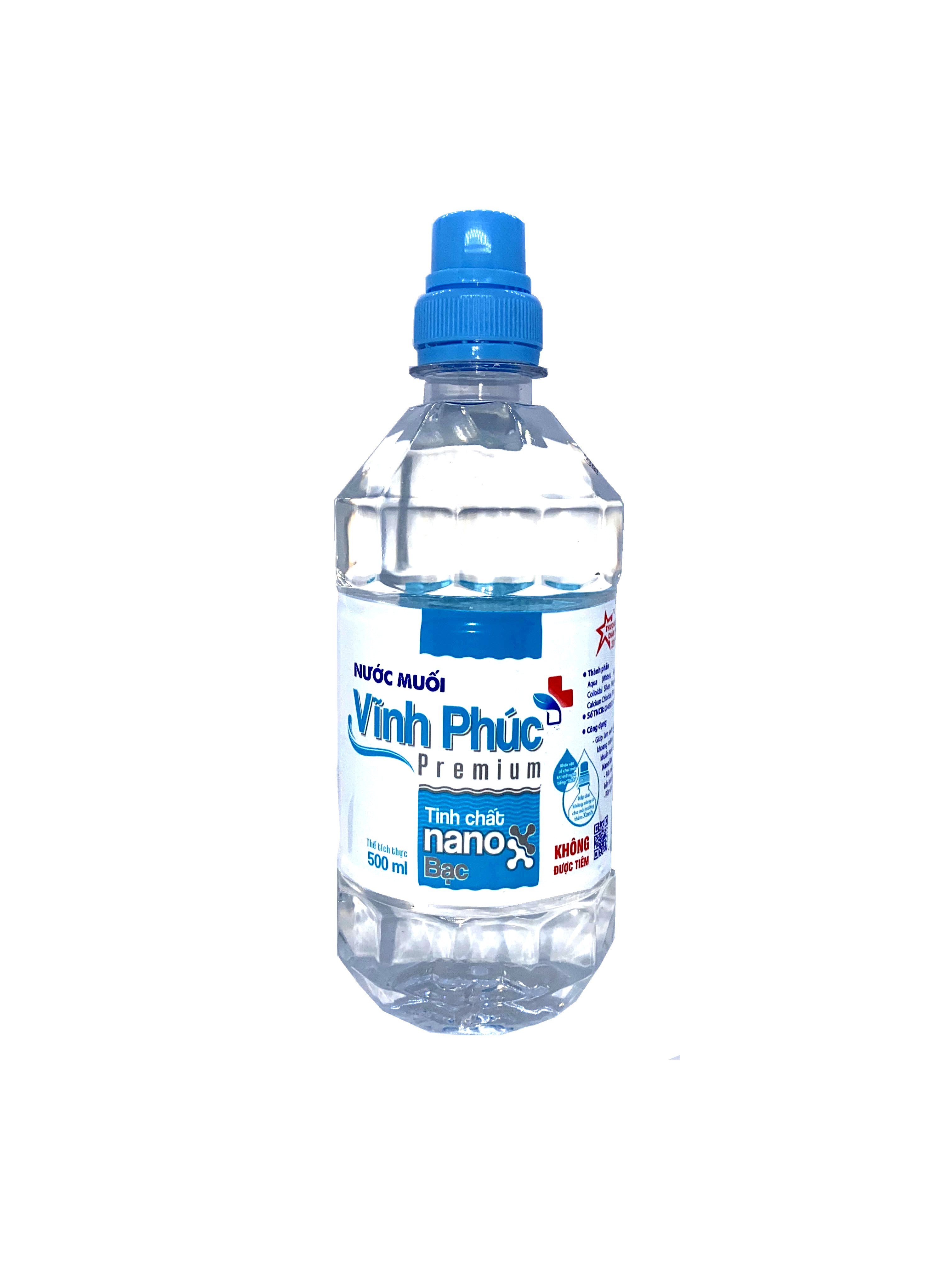 Nước Muối Vĩnh Phúc Premium - Tinh chất Nano Bạc - Tăng cường khả năng diệt khuẩn