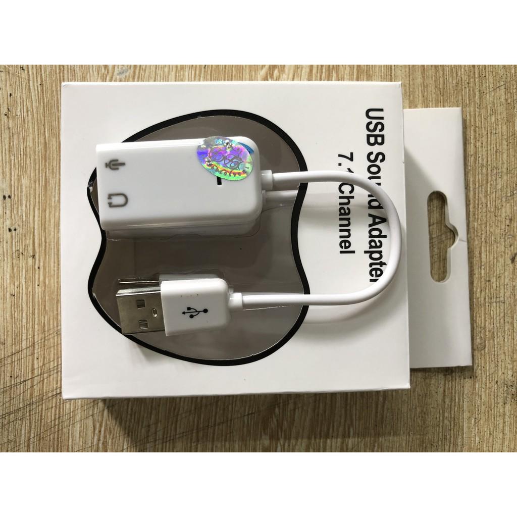 Cáp chuyển đổi usb sang sound (audio) 7.1 và míc