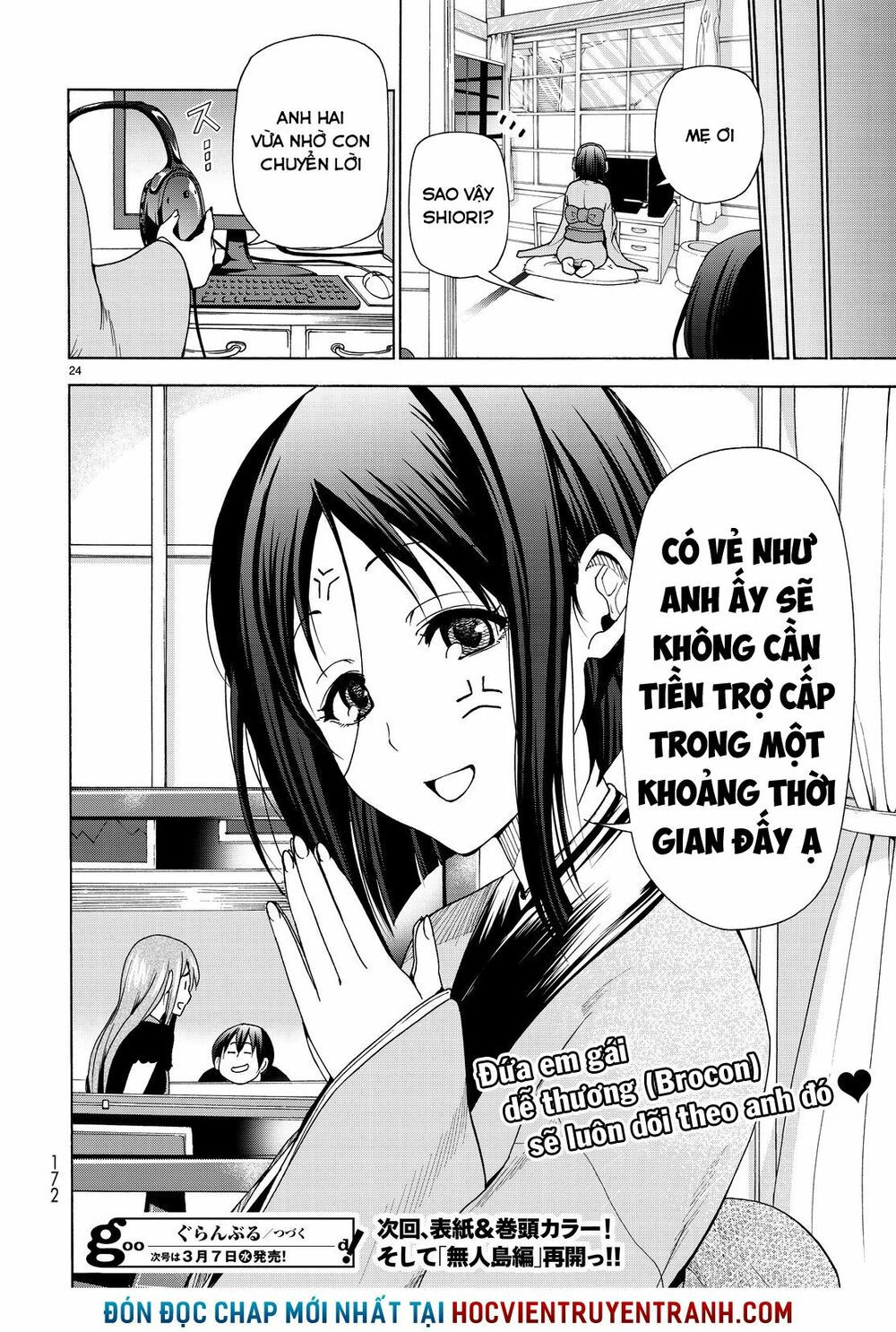 cô gái thích lặn - grand blue chapter 41.5 24