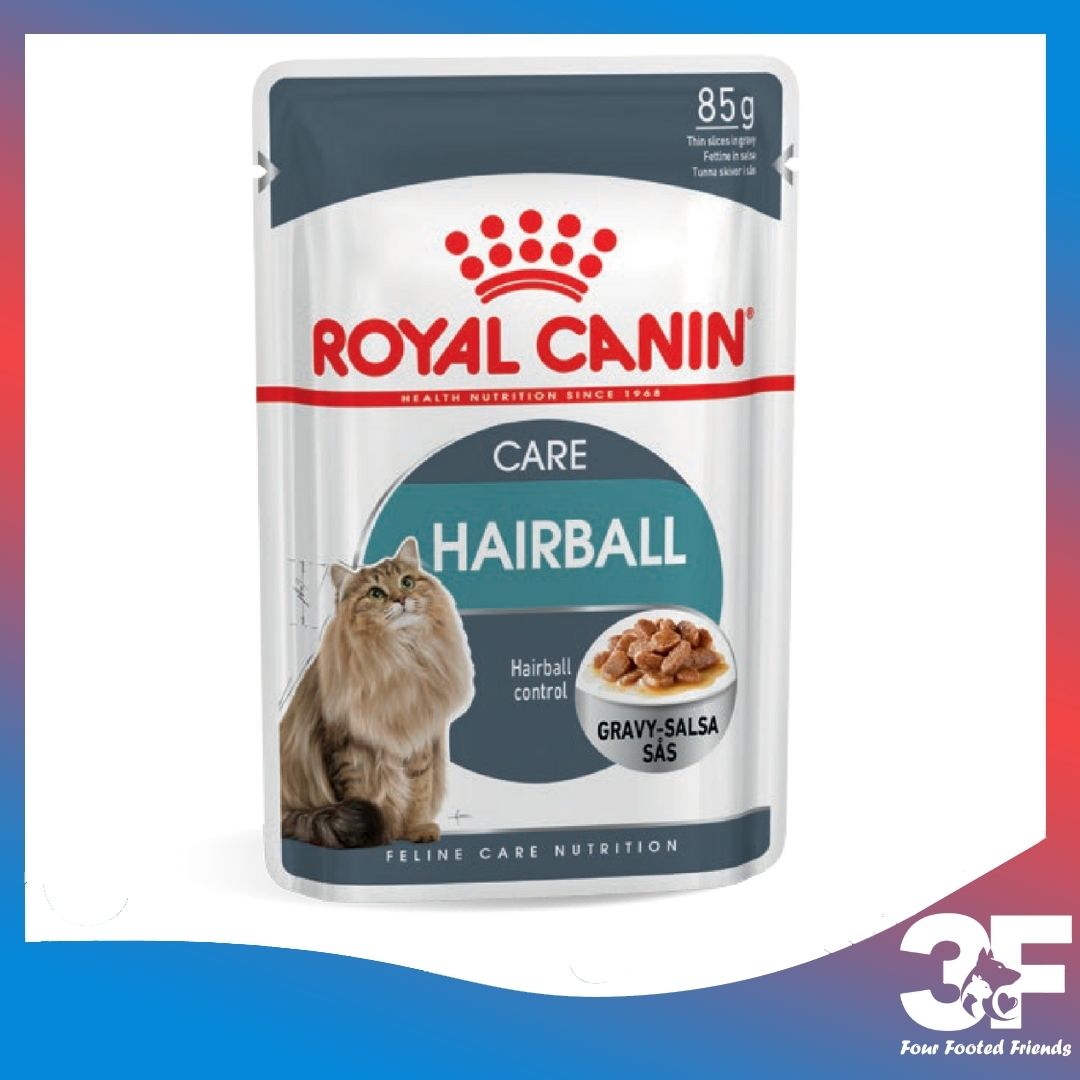 Pate Thức Ăn Ướt Dạng Sốt Hỗ Trợ Tiêu Búi Lông Dành Cho Mèo Trưởng Thành Royal Canin Hairball Care Gravy - Gói 85g