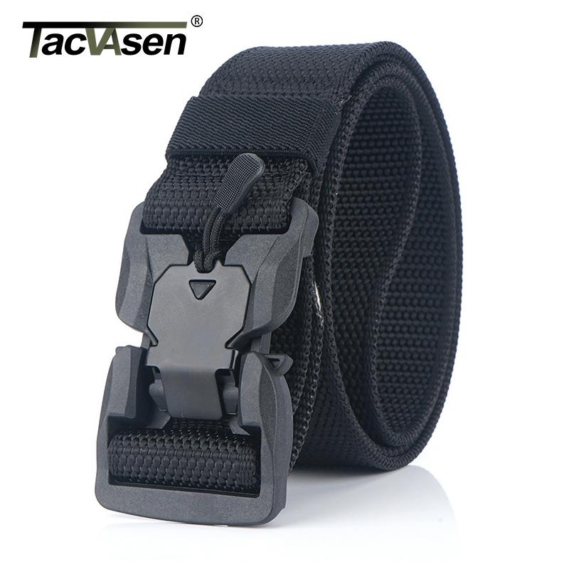 Tacvasen Đai Nylon Nam Chiến Thuật Quân Đội Dây Airsoft Quân Sự Chiến Đấu Thắt Lưng Nhanh Chóng Phát Hành Hạng Nặng Hệ Thống MOLLE Dây Gear