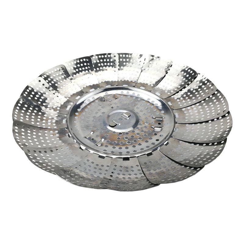 Giá Inox Gấp Gọn Gl0051. Tặng Kẹp Inox304 Đa Năng. Sử Dụng Nấu Xôi, Hấp Cách Thủy Đa Năng. - Giao Hàng Toàn Quốc