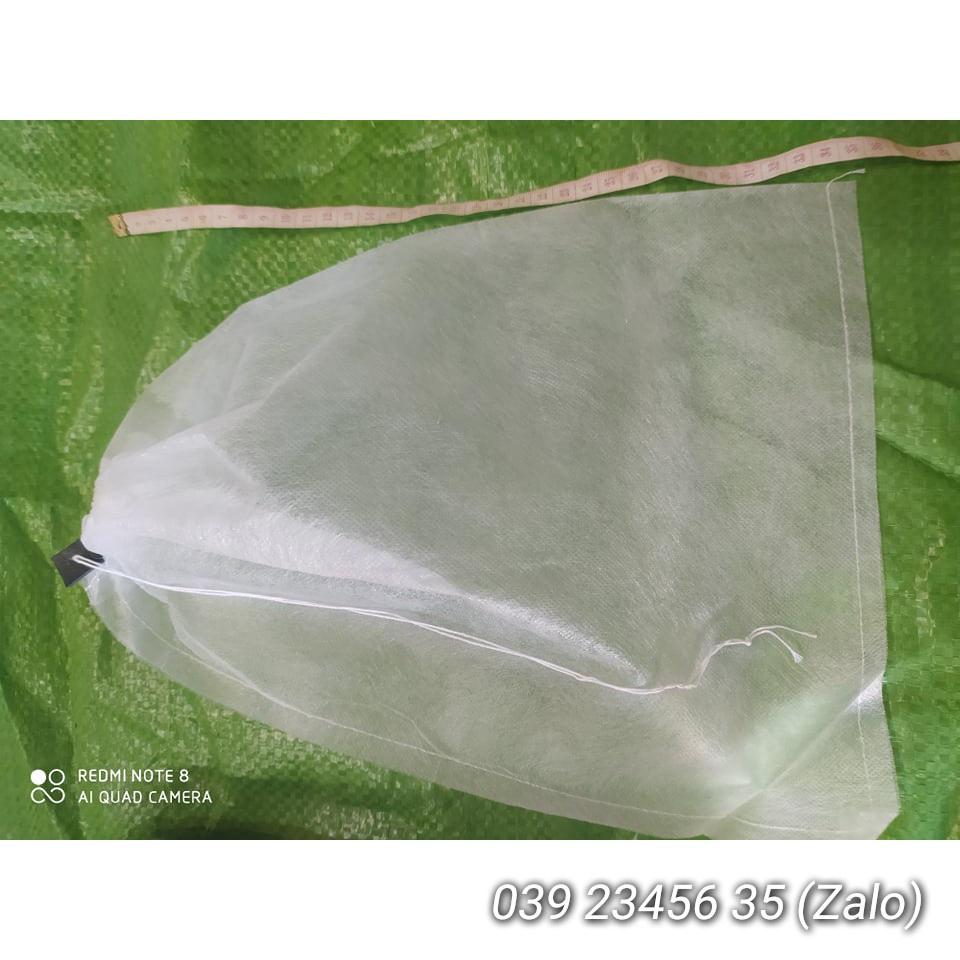 100 CÁI TÚI BAO, BỌC TRÁI NHO CHẤT LIỆU VẢI TỐT KÍCH THƯỚC 25*35