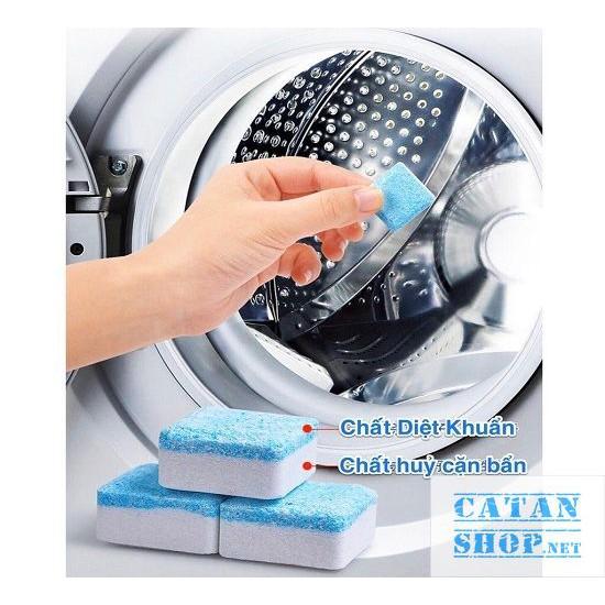 (Chỉ 2k/1 viên) 12 Viên sủi tẩy lồng máy giặt diệt khuẩn và tẩy chất cặn chất lượng cao, siêu sạch GD361-TayLG