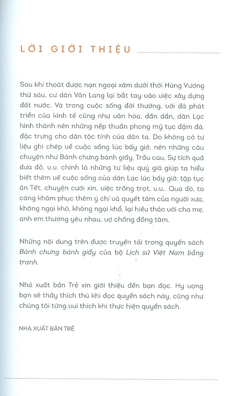 Lịch Sử Việt Nam Bằng Tranh - Bánh Chưng Bánh Giầy