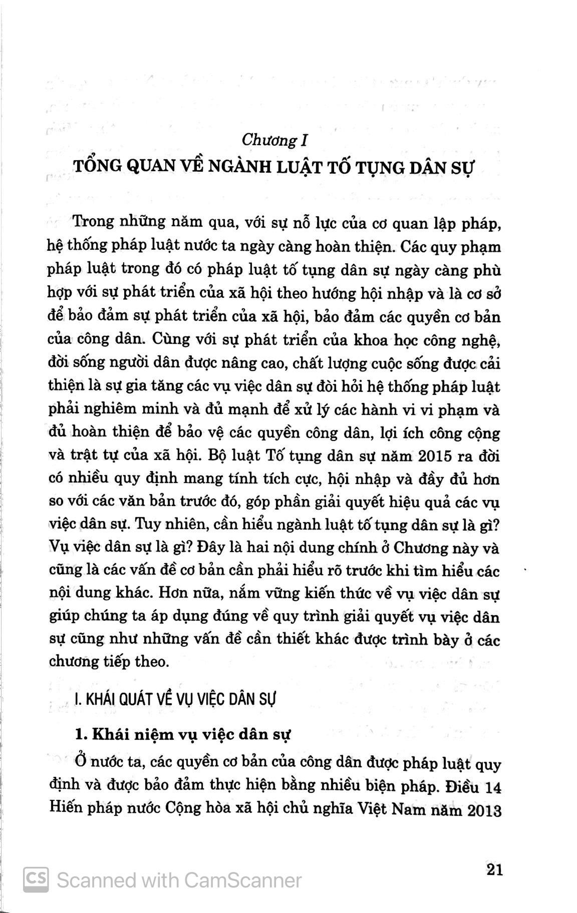 Giáo Trình Luật Tố Tụng Dân Sự - Quyển I: Những Vấn Đề Lý Luận Chung