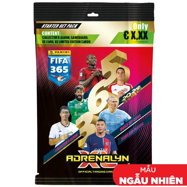Túi Sưu Tập Thẻ Hình Cầu Thủ Panini Adrenalyn XL FIFA 365 - Starter Set Pack (Mẫu Sản Phẩm Giao Ngẫu Nhiên)