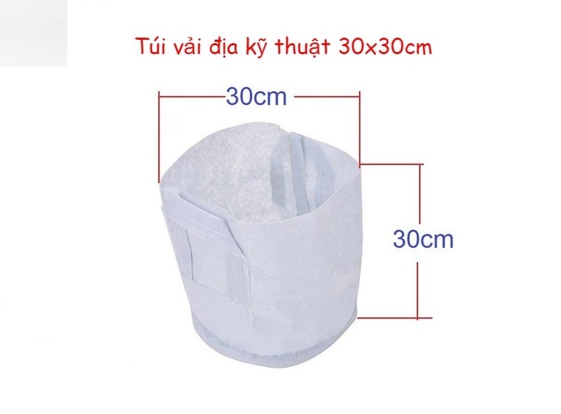 10 TÚI VẢI TRỒNG CÂY 35x30Cm