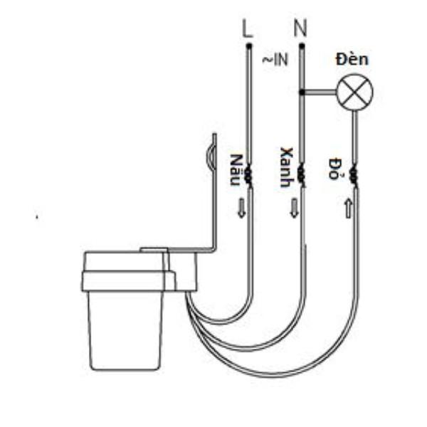 Công Tắc Cảm Ứng Ánh Sáng Tự Động Tắt Mở Đèn LS6