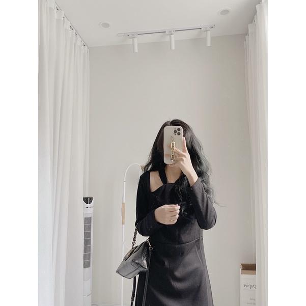 Váy len cổ xoắn siêu xinh by samhyewear