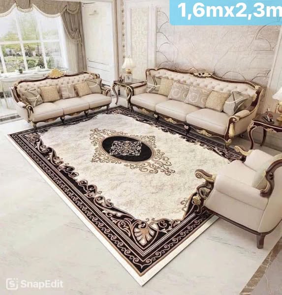 THẢM PANAMA Vintage Cao Cấp Size King 2m x 3m hàng chính hãng