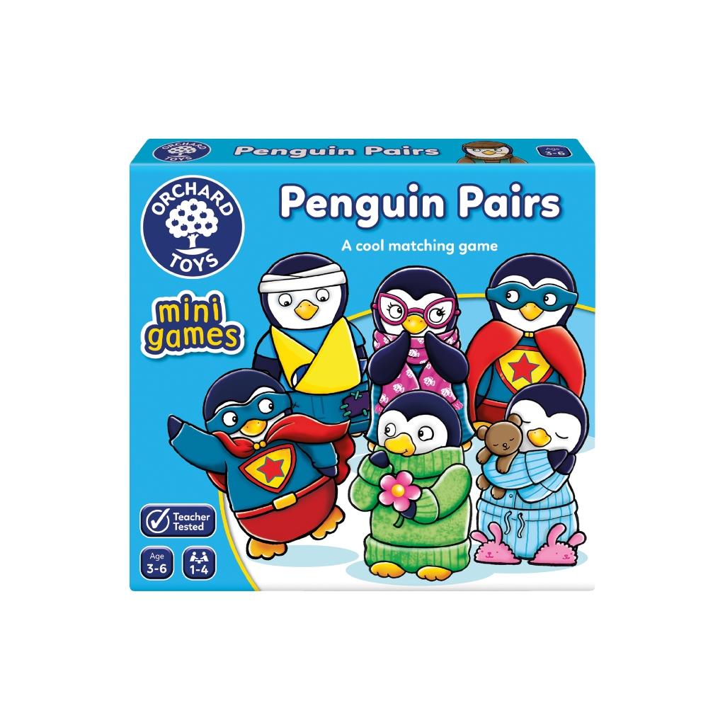 Trò chơi trí tuệ Penguin Pairs Orchard Toys giúp trẻ phát triển kỹ năng quan sát và khả năng ghi nhớ