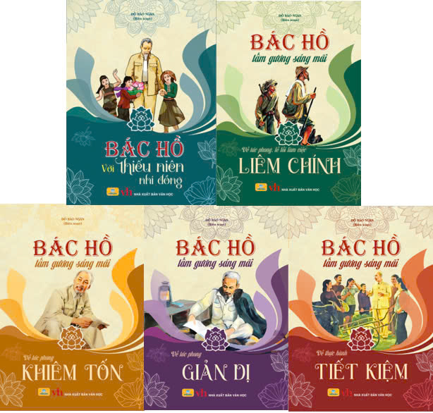 Sách – Bác Hồ tấm gương sáng mãi – ndbooks – Trọn bộ 5 cuốn