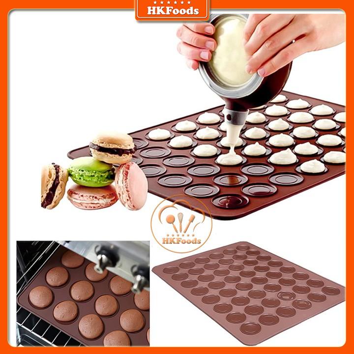 Tấm Lót Nướng Tạo Hình Bánh Macaron 48 Ô