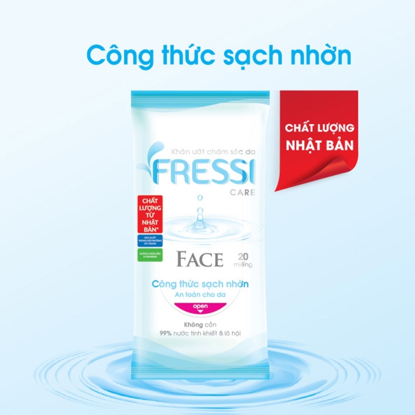 Combo 10 Khăn ướt Fressi Face 20 miếng