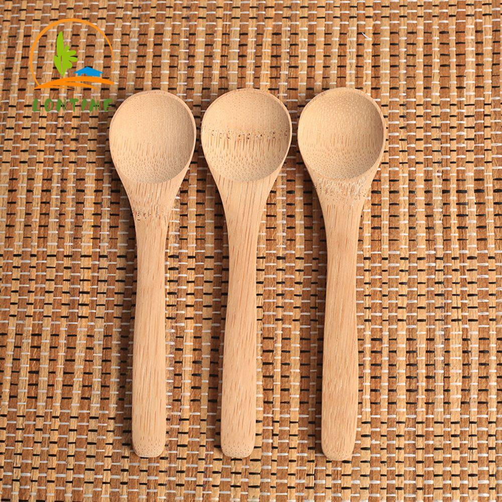 Set 3 Muỗng Tre Tròn Tiện Dụng Cho Nhà Bếp