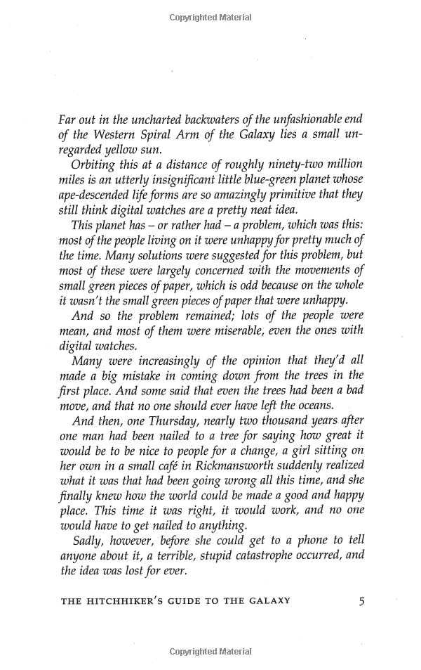 The Hitchhiker'S Guide To The Galaxy: 42nd Anniversary Edition