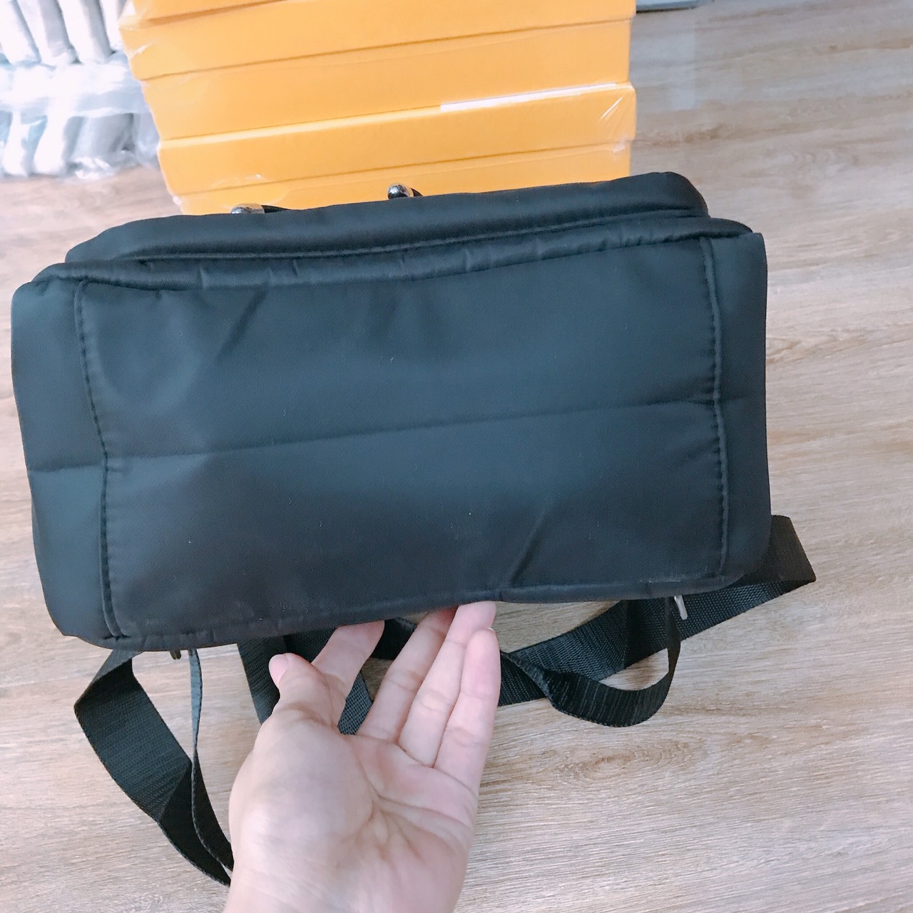 Balo Dù Nắp Tua Rua Phong Cách Hàn Quốc Chống Nước Chống Xước