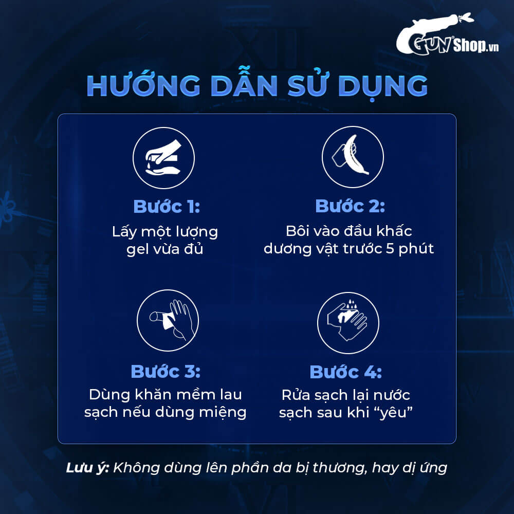 Gel bôi Powgaman kéo dài thời gian - Chai 10gr