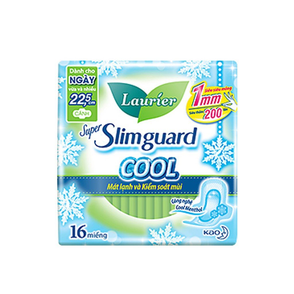 Combo 4 Gói Băng Vệ Sinh Laurier Super Simguard 1mm Siêu Mỏng Cánh tiện lợi