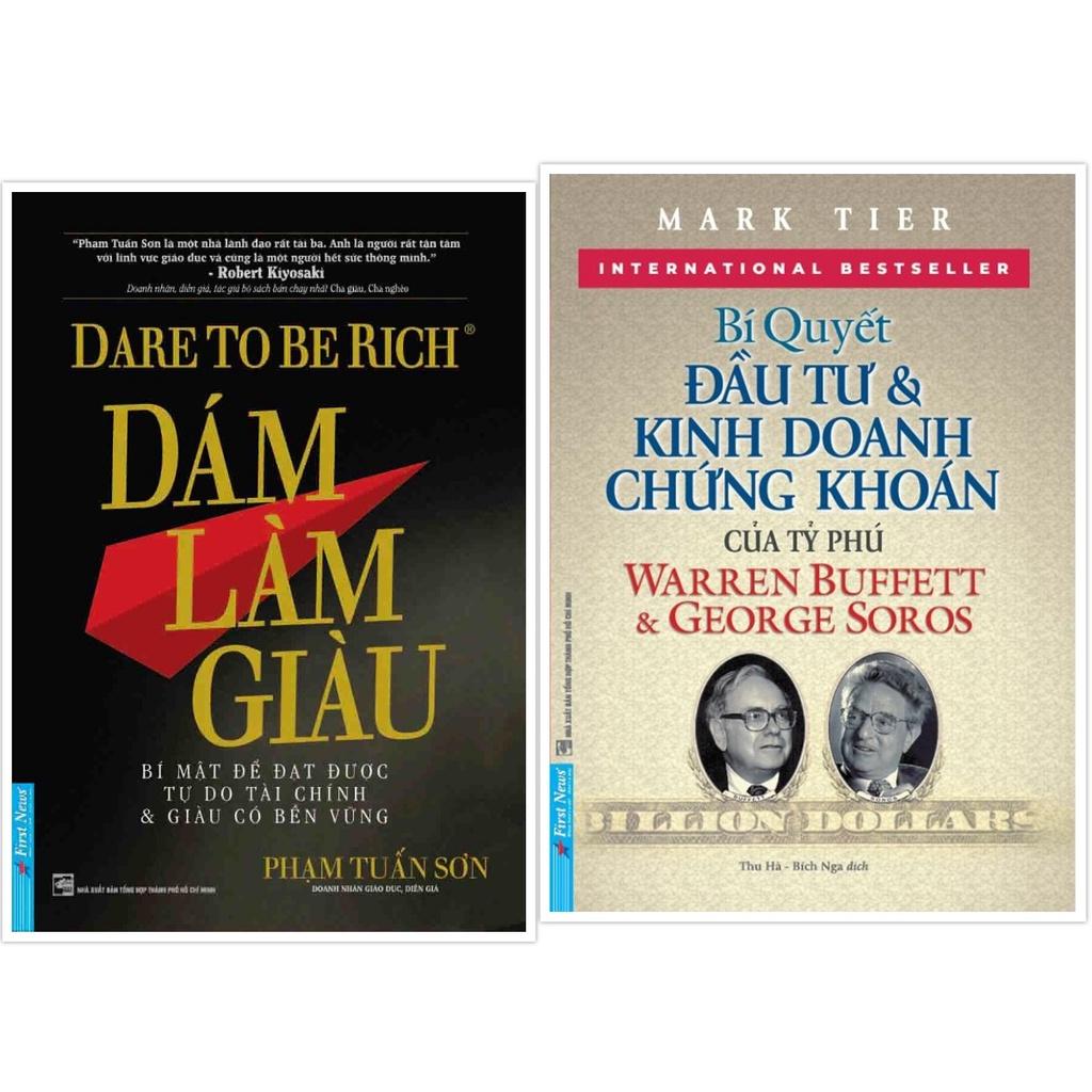 Combo Dám Làm Giàu + Bí Quyết Đầu Tư Và Kinh Doanh Chứng Khoán - Bản Quyền