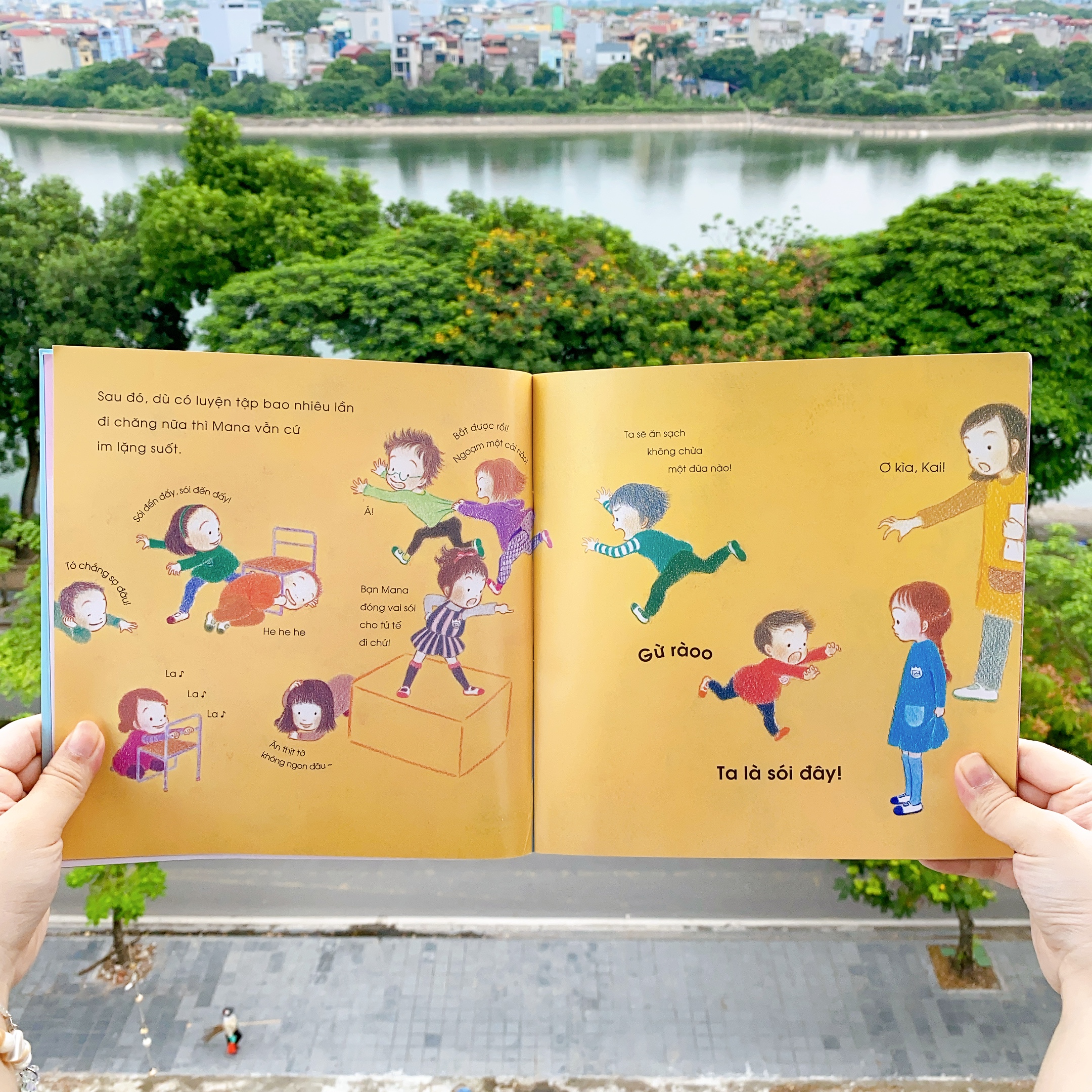 Ehon - Phát triển tư duy - Mana là Sói - cho bé 3-6 tuổi