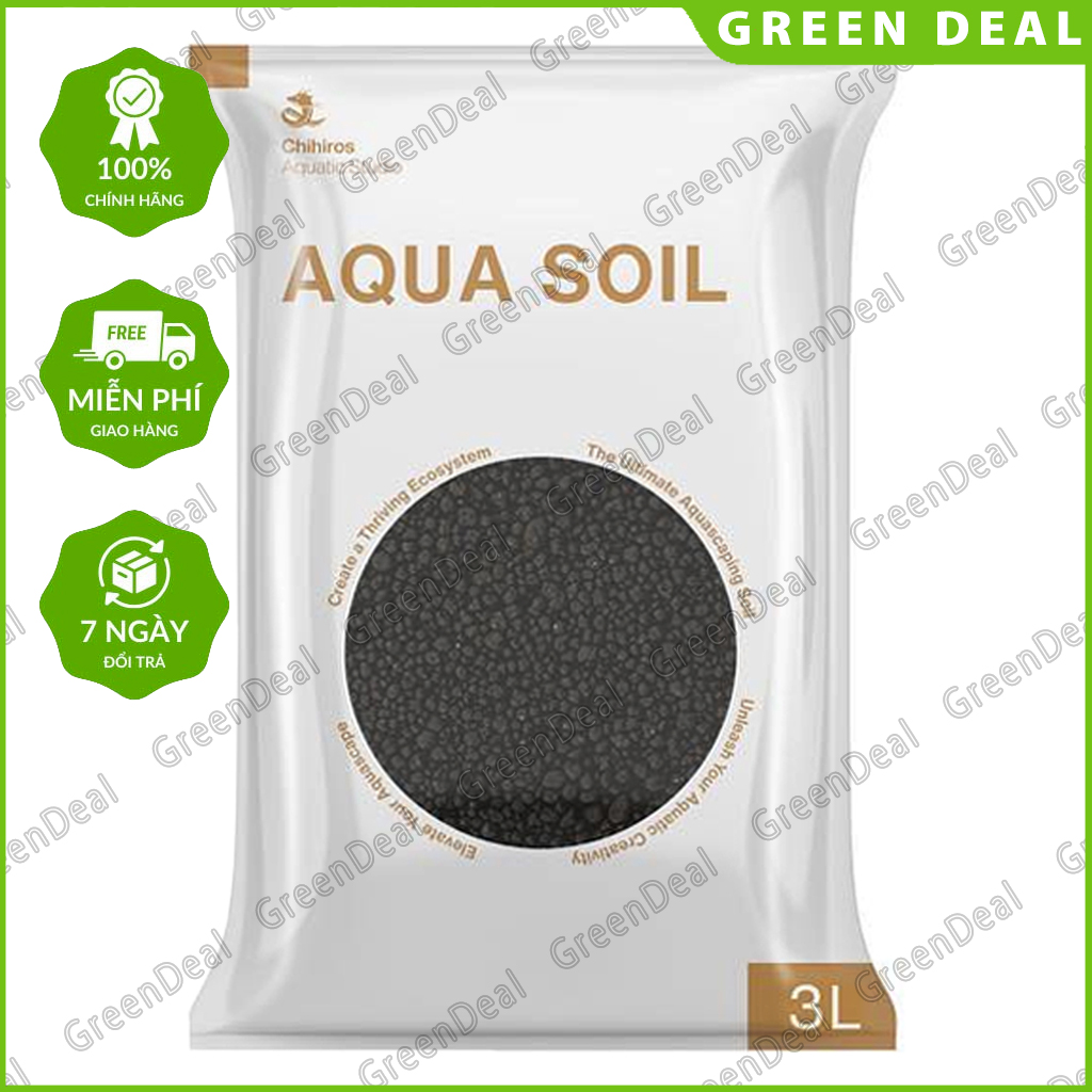 CHIHIROS - Aqua Soil | Phân nền trồng cây thủy sinh, nuôi tôm tép cảnh trong hồ cá kiểng, hồ bán cạn