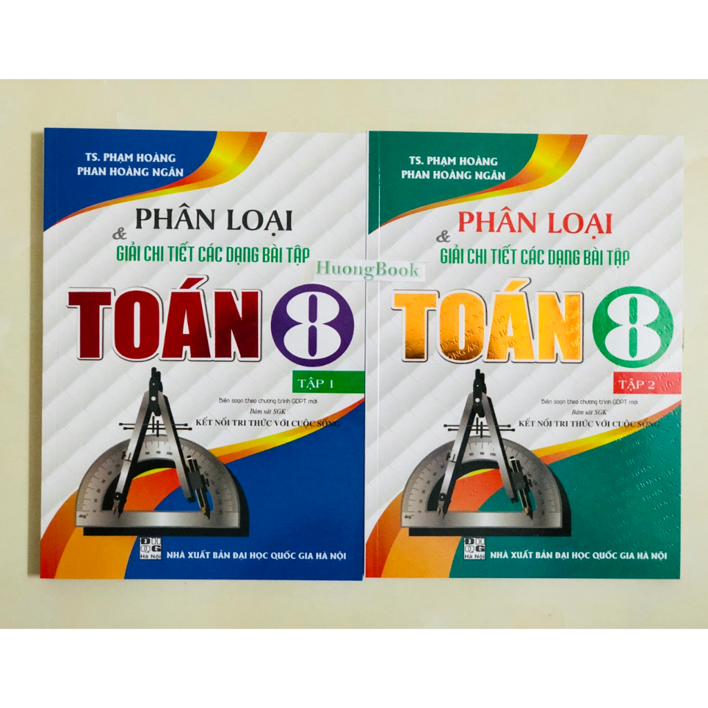 Sách - Combo Phân Loại và Giải Chi Tiết Các Dạng Bài Tập Toán 8 - Tập 1 + 2