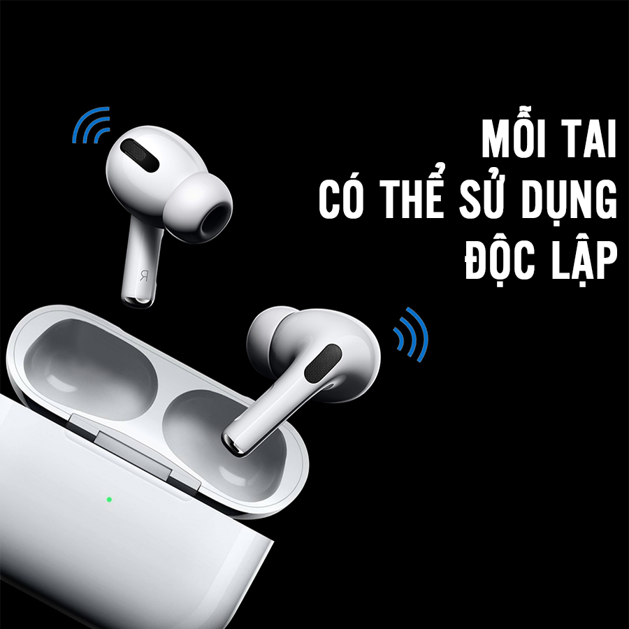 Tai nghe Bluetooth Yoobao AIRBUDS PRO cao cấp - Sạc không đây, định vị, chống ồn, cảm ứng - Hàng chính hãng