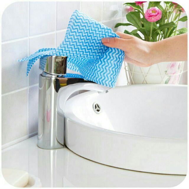 Giấy lau đa năng loại to 80miếng có thể giặt dùng lại