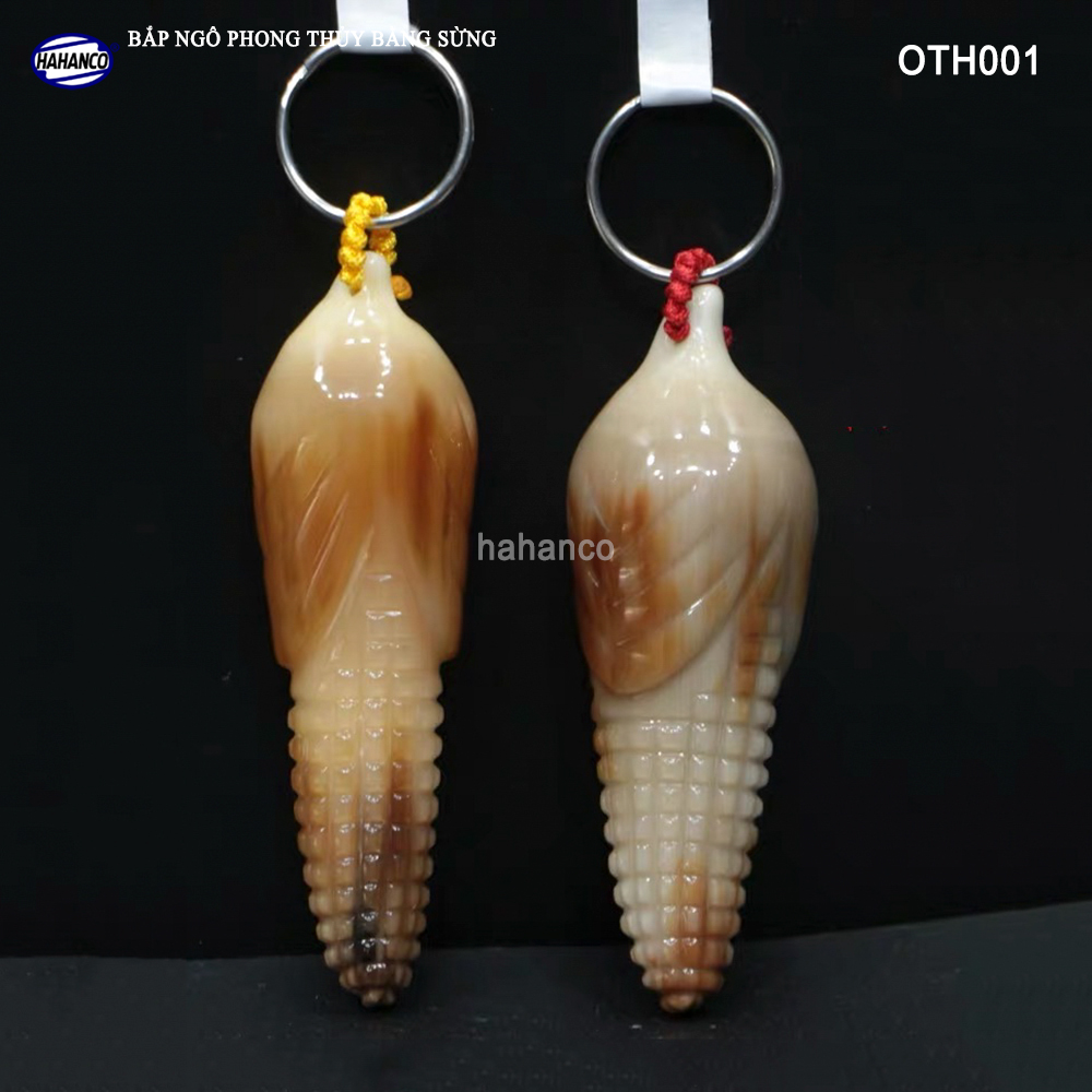 Bắp Ngô Phong thủy bằng sừng được làm thủ công 100% Đem lại sự sung túc cho người sở hữu
