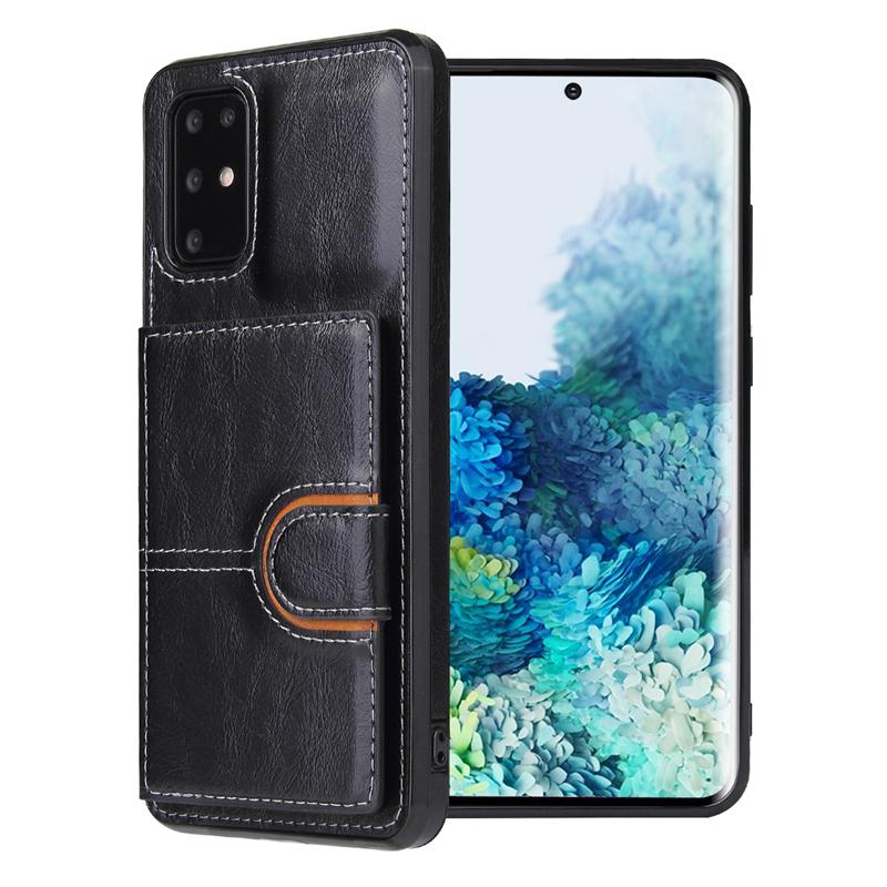Ốp điện thoại da nam châm phối ví đựng thẻ retro dành cho Huawei P40 P30 Pro