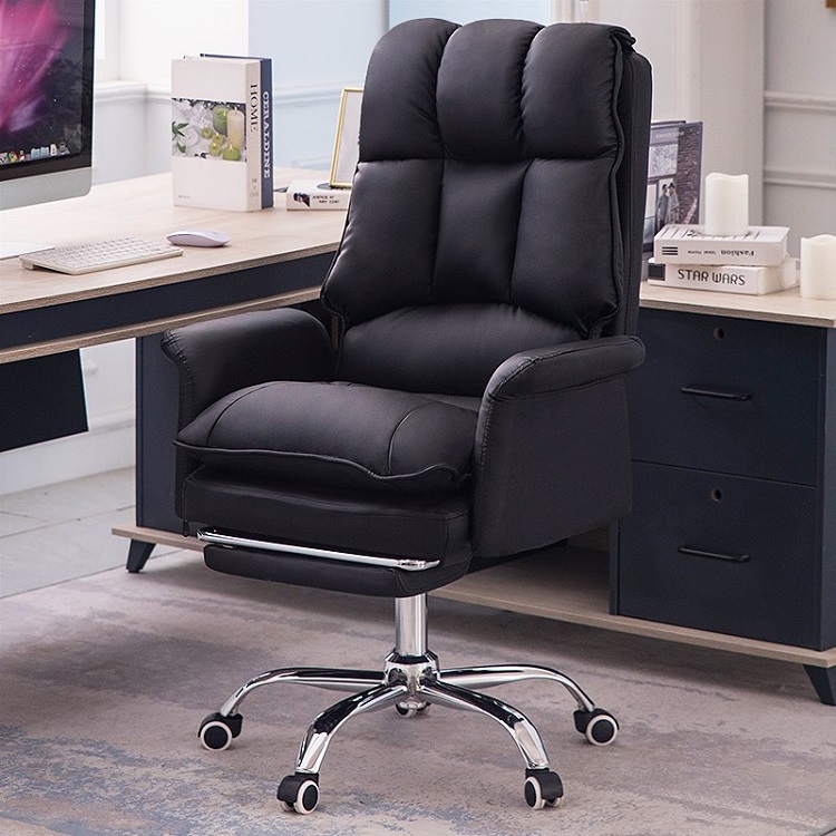 Ghế văn phòng siêu êm- ghế gaming  HD-740 chân thép xoay 180 độ