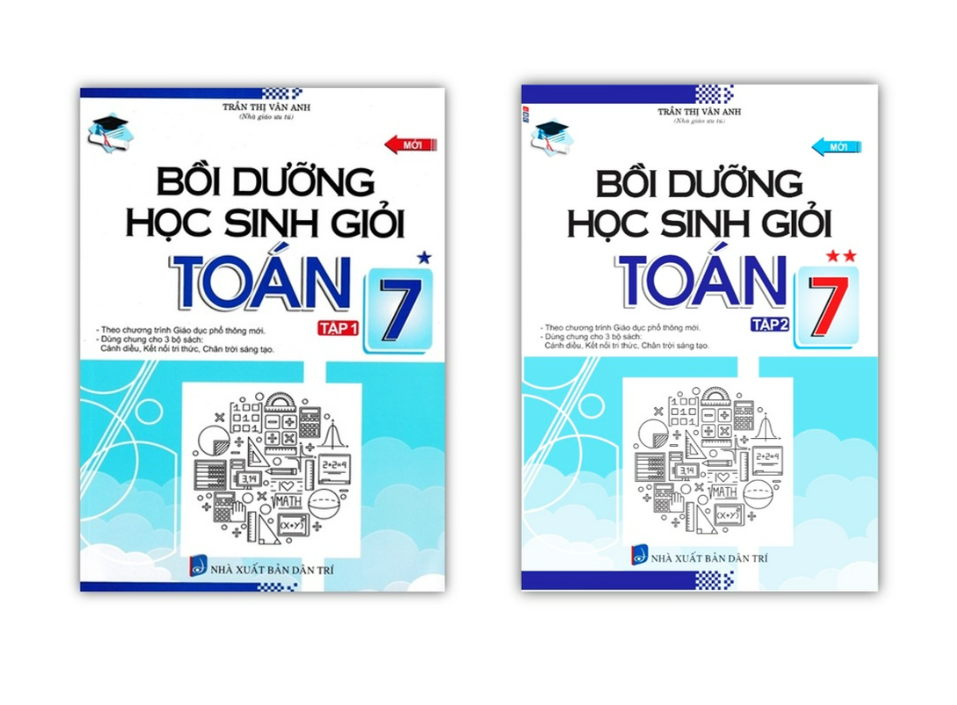 Sách - Combo Bồi Dưỡng Học Sinh Giỏi Toán 7 - Tập 1 + 2