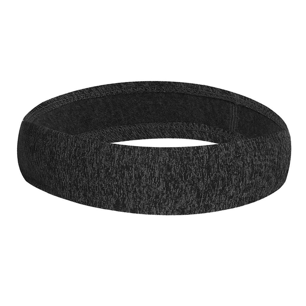Men Women  Gym Tennis Basketball Sweatband Hairband Black