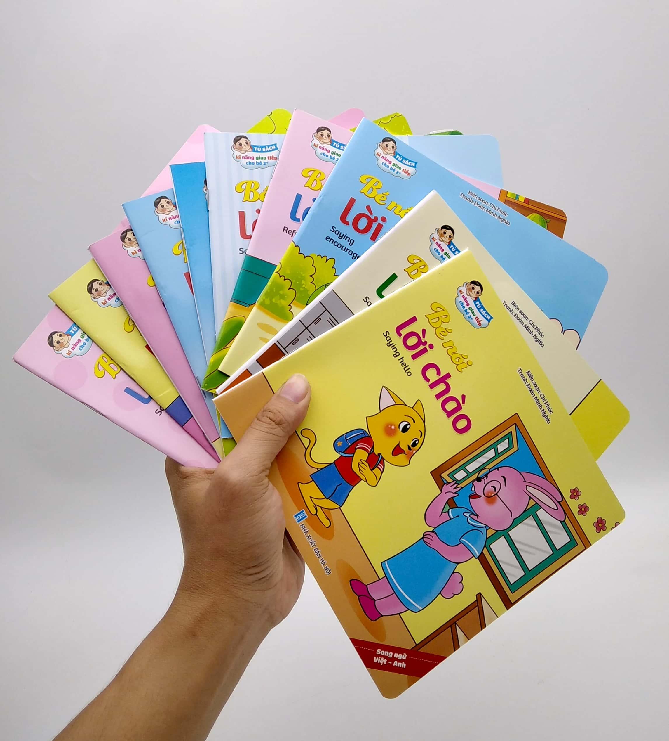 Bộ Túi Truyện Tranh Kỹ Năng Giao Tiếp Ứng Xử Cho Bé - Phiên Bản Song Ngữ Việt - Anh