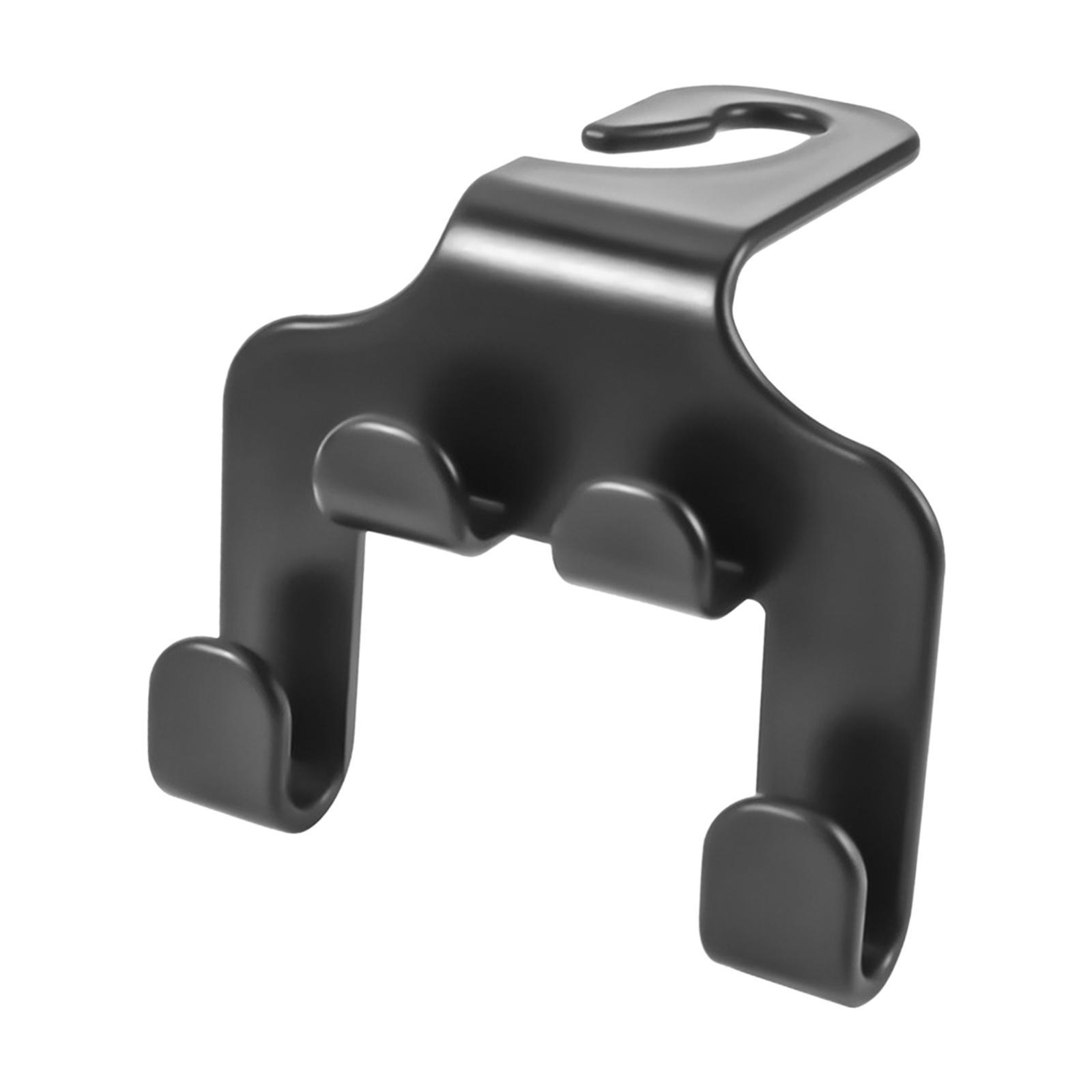 Seat Headrest Hook Auto Seat Back Dual Hangers, Headrest Mount Vehicle Hook, Universal Seat Back Hook Headrest Hanger for Coat