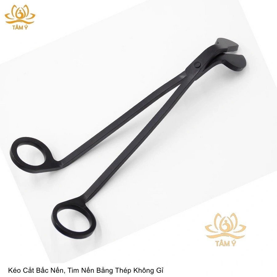 Bộ Phụ Kiện Chăm Sóc Nến Thơm: Kéo, Khêu, Chuông, Khay, Châm Nến Bằng Thép Không Gỉ - Bộ 5, Bộ 3 Và Lẻ
