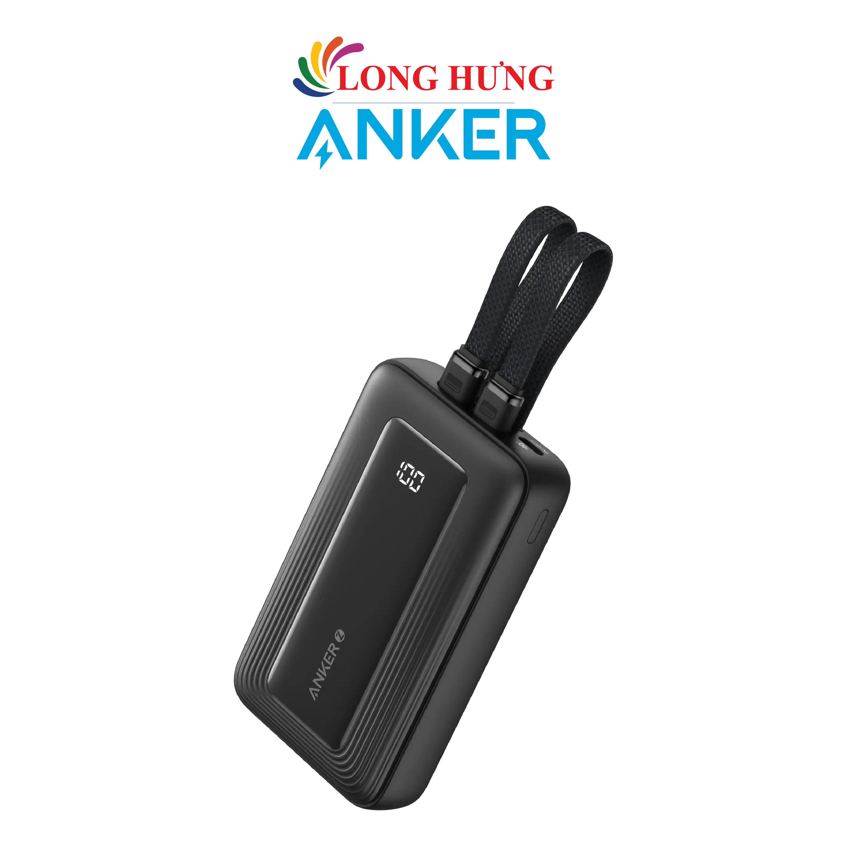 Sạc dự phòng Anker Zolo Power Bank 1USB 2Type-C 45W 20000mAh A1681C - Hàng chính hãng