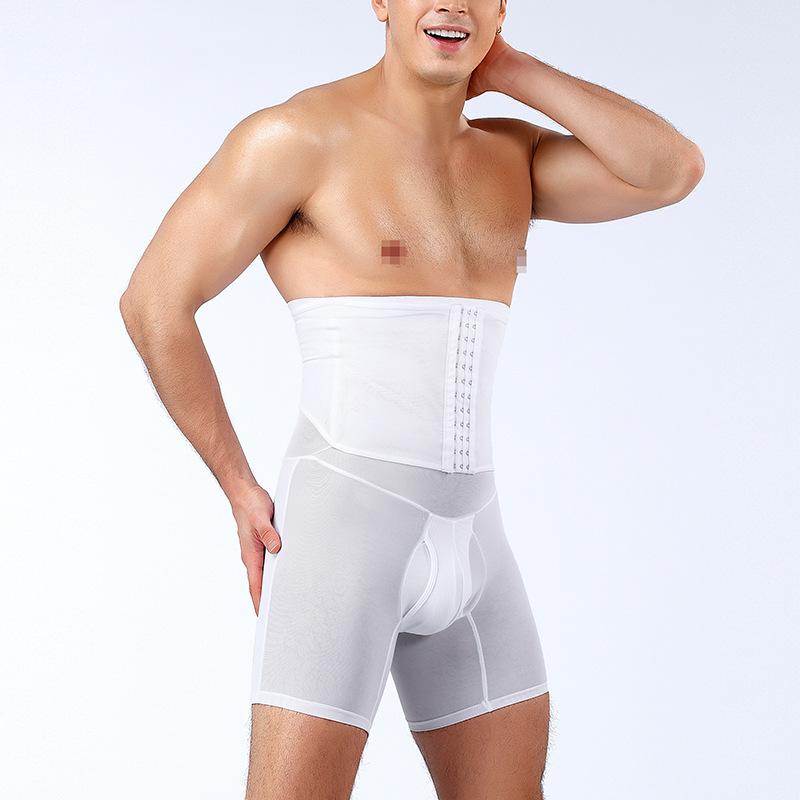 Nam Eo Huấn Luyện Thắt Lưng Eo Hông Nâng Chân Quần Định Hình Bụng Shaper Bụng Khỏe Mạnh Giảm Béo Dây Tập Thể Dục Định Plus Kích Thước