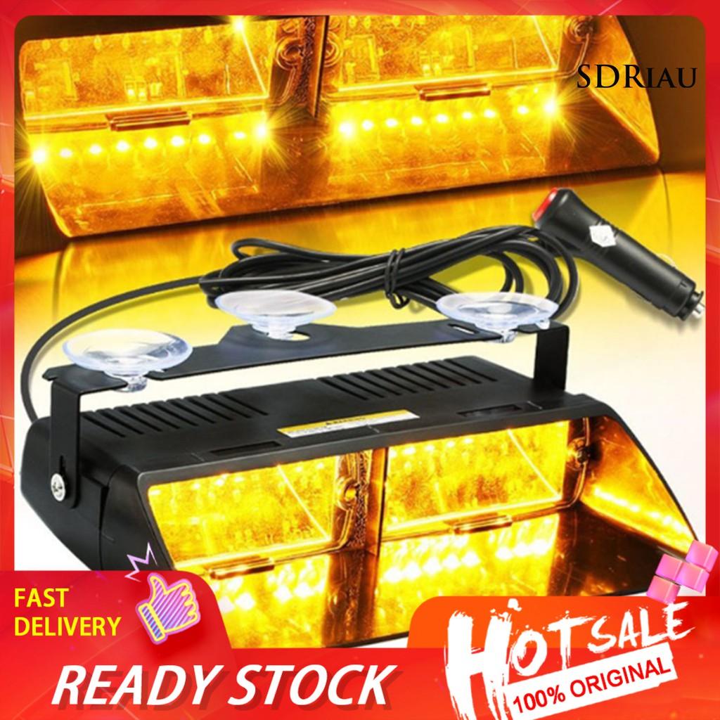 Đèn Led 16 Bóng Báo Hiệu Khẩn Cấp Gắn Kính Chắn Gió Xe Hơi Tiện Dụng