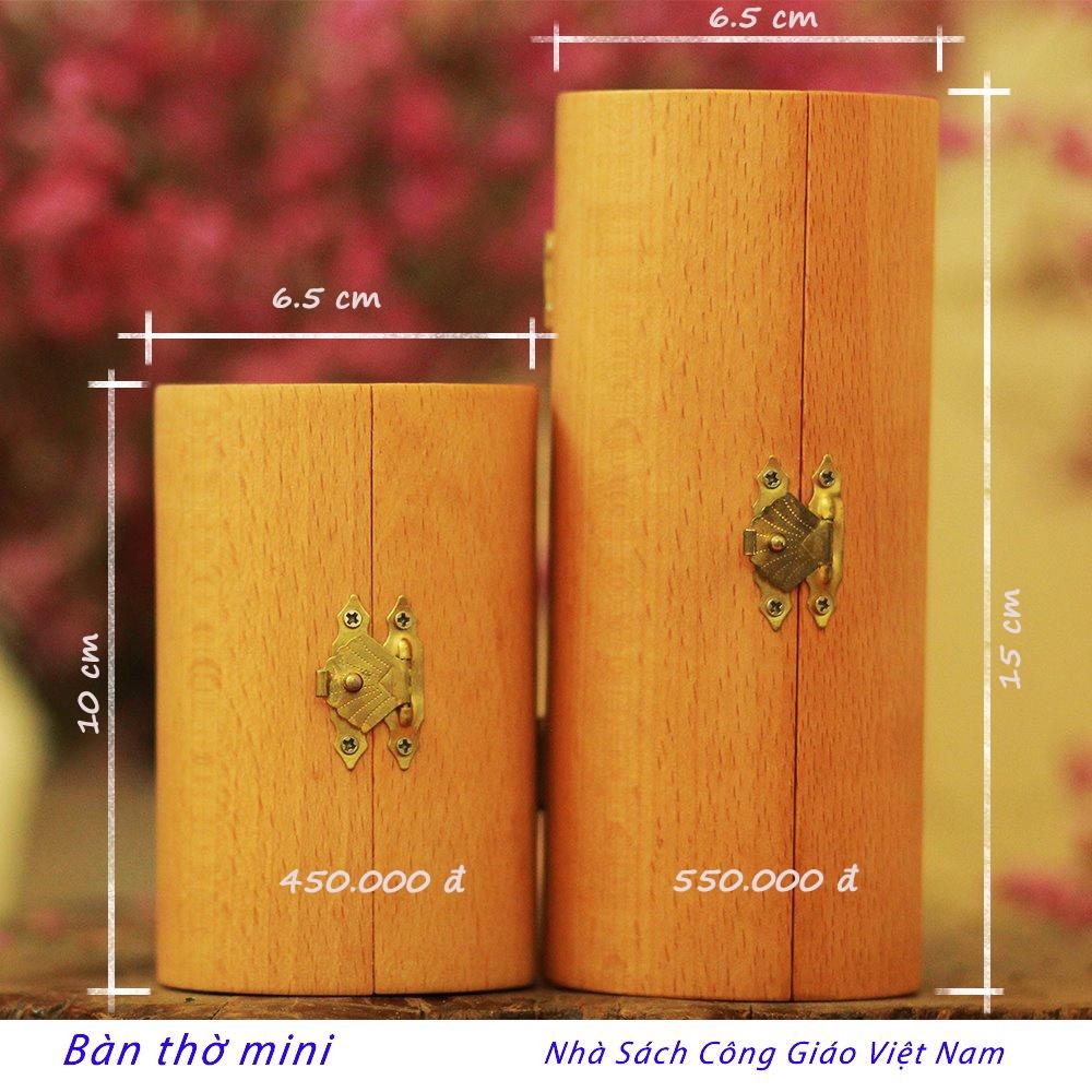 Bàn thờ Công Giáo mini -  Bàn thờ mini B2  - Nhà sách Công Giáo Việt Nam